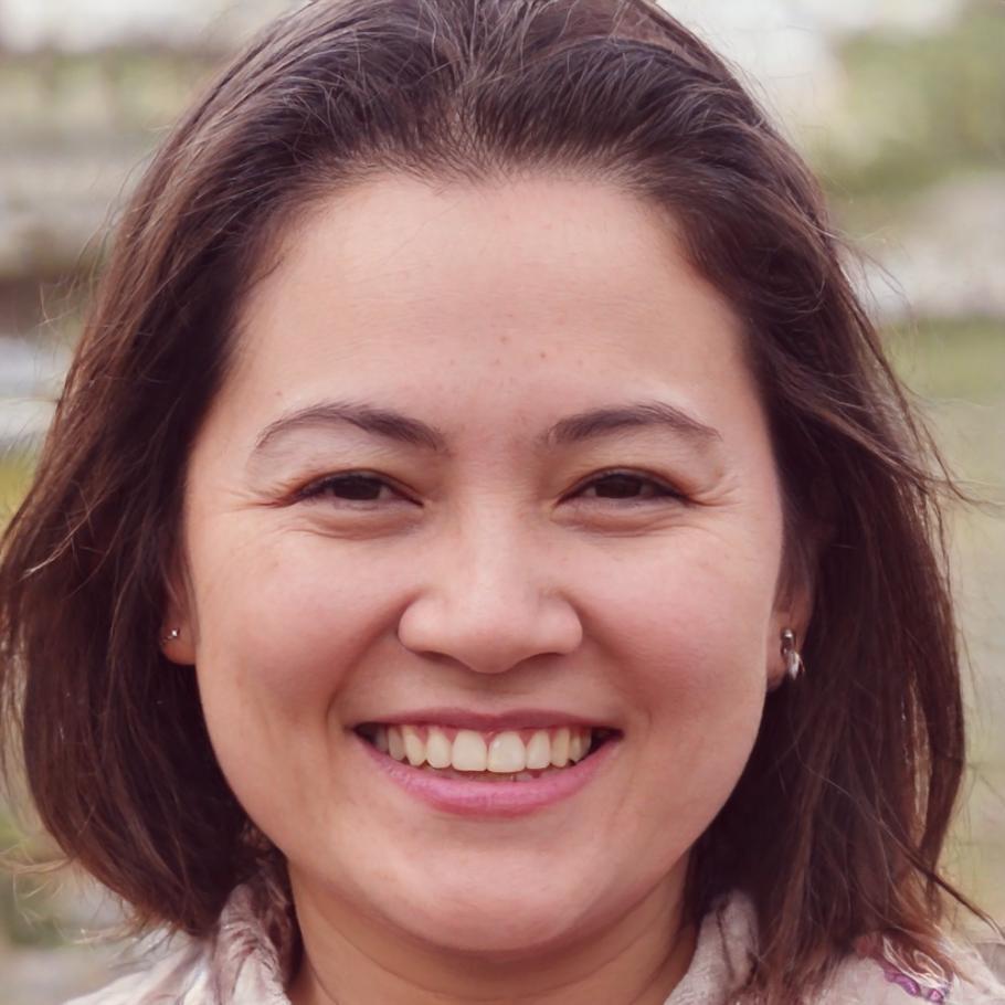 Siobhan O'Brien reviewing course materials